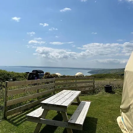 Geodome With Sea Views Near Pendine Villa Exterior photo