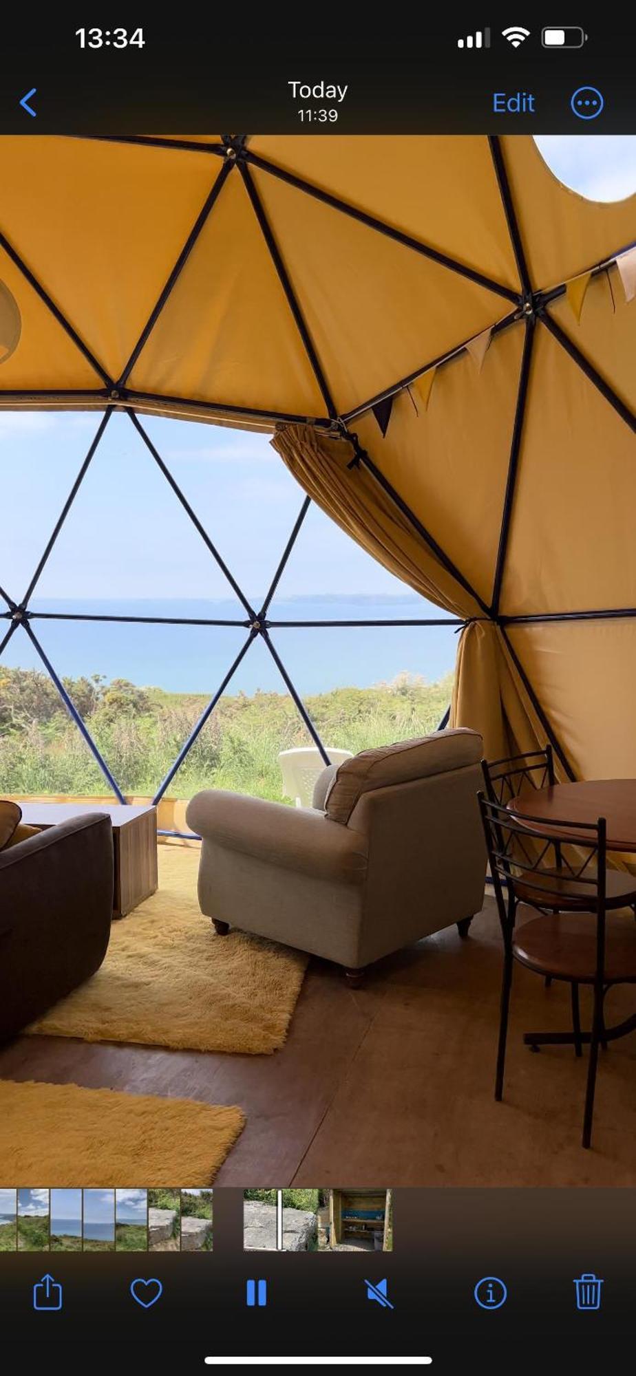 Holiday home Geodome With Sea Views Near Pendine